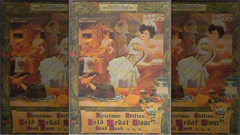 Mirrored image of The Gold Medal Flour Cookbook Christmas Edition