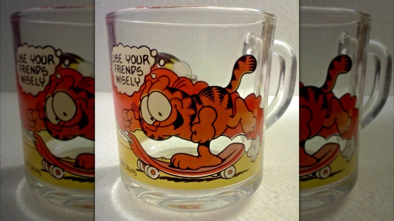 McDonald's glass Garfield mug