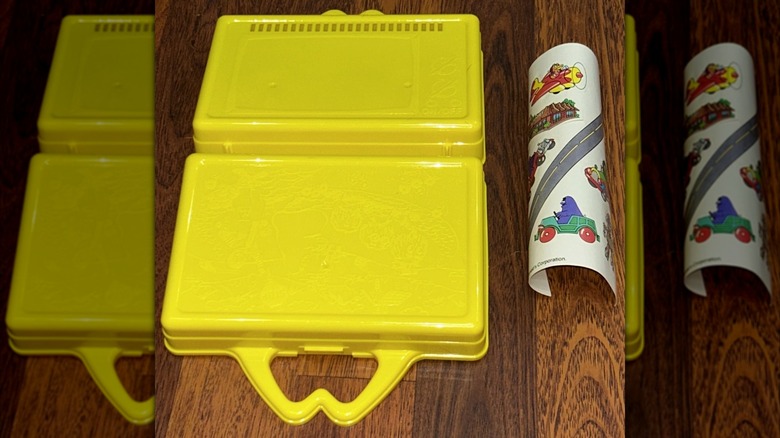 Vintage yellow McDonald's lunch box
