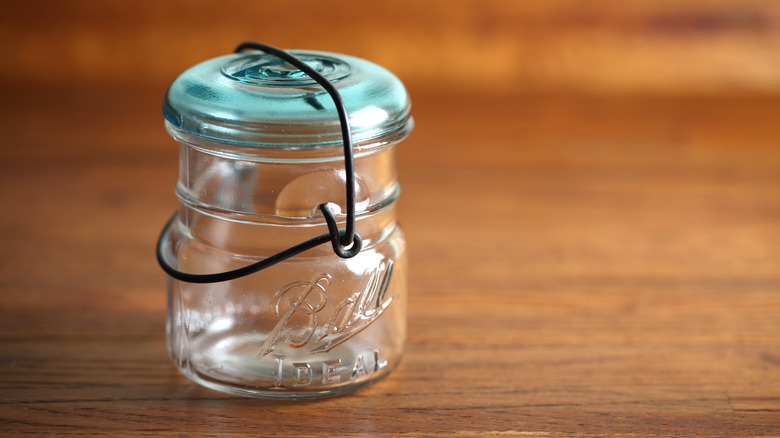 one small ball mason jar