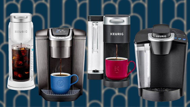 various Keurig coffee machines