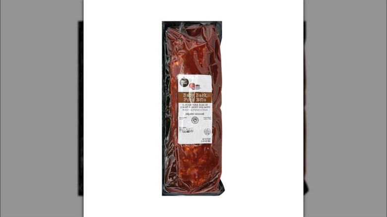 Park Street Deli Fully Cooked Baby Back Ribs in plastic packaging