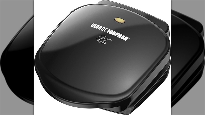 George Foreman GR10B 2-serving mini grill & panini press