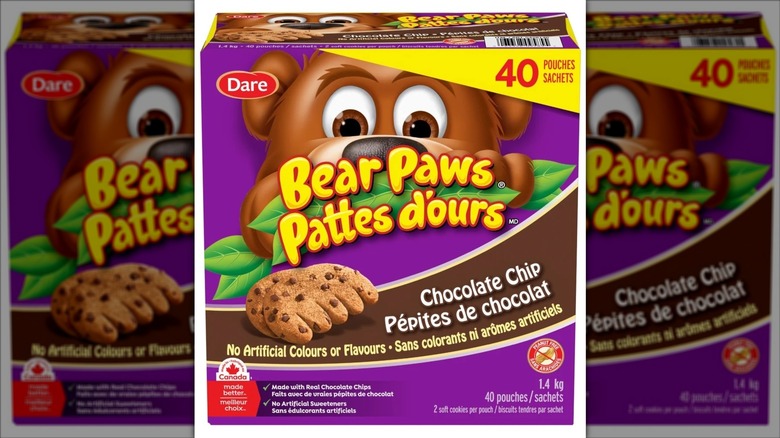 Dare chocolate chip bear paws