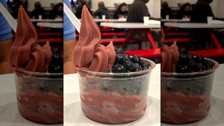 Costco açai bowl with mixed fruits