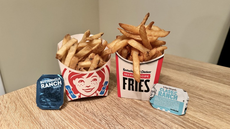 Wendy's and KFC French fries