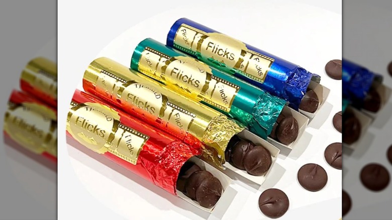 Multicolored tubes of Flicks