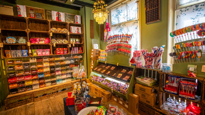 Vintage candy store