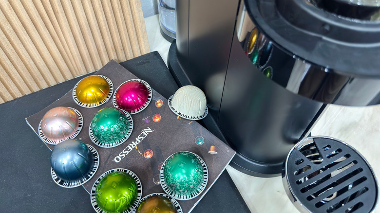 Nespresso Vertuo machine and pods