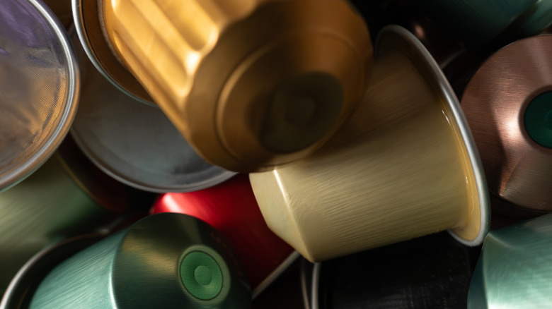 A variety of coffee pods