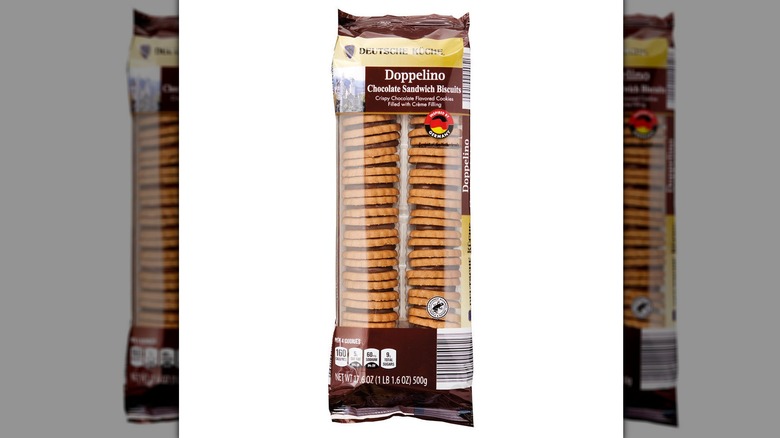 A bag of Deutsche Küche Doppelino Cookies