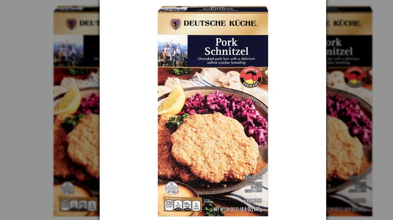 Package of Deutsche Küche Pork Schnitzel
