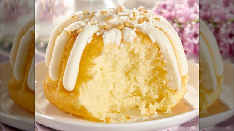 Almond Wedding Bliss Pop-Up with sprinkles on top