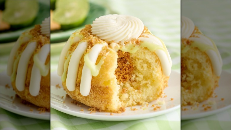 Key Lime bundtlet with lime icing