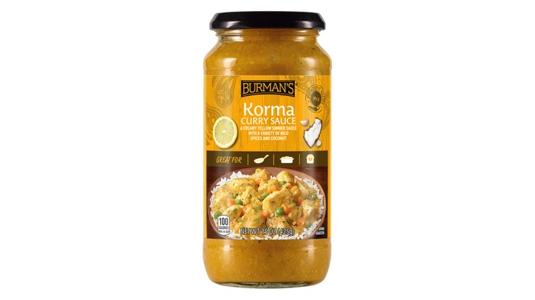 Stock image of Burman's Korma Sauce