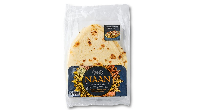 Stock image of Aldi Specially Selected Naan Bread