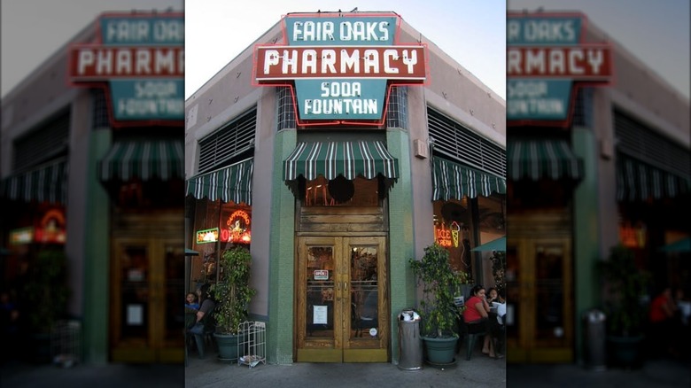Exterior of Fair Oaks Pharmacy and Soda Fountain