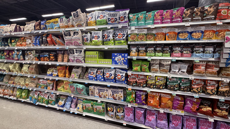 Variety of products on Publix store shelves