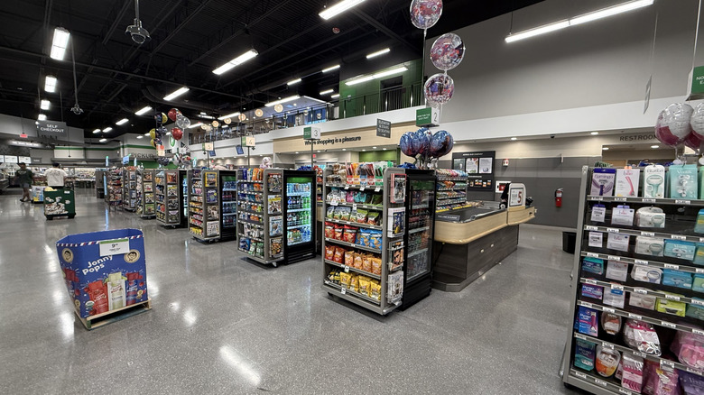 Nearly empty Publix store