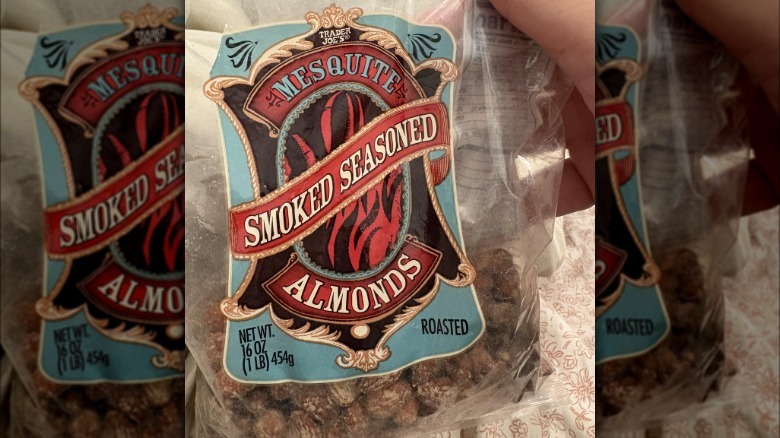 Mesquite Smoked Seasoned Almonds at Trader Joe's