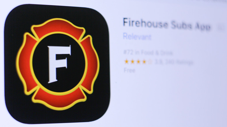 Firehouse Subs app logo in the app store