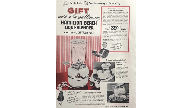 1955 Hamilton Beach Liqui-Blender print ad
