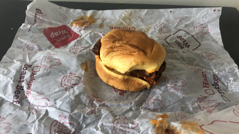 Arby's Buffalo Chicken Slider.