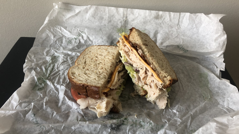 Arby's Roast Turkey Ranch & Bacon Sandwich.