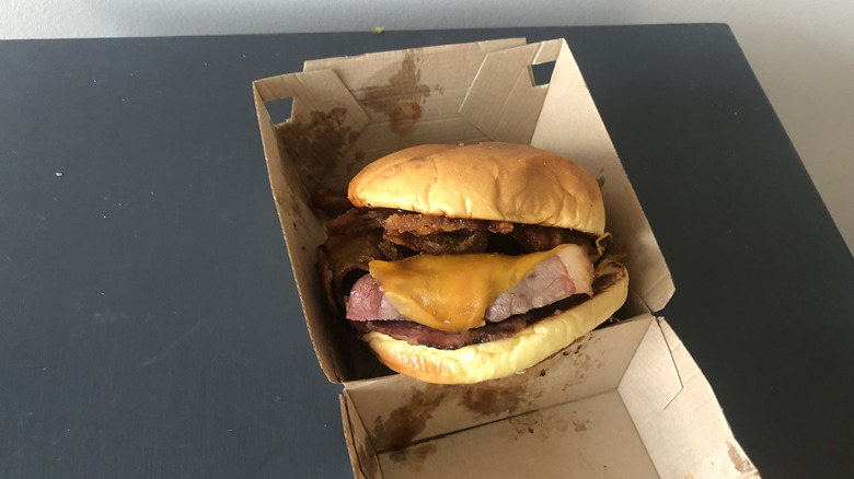 Arby's Smokehouse Brisket Sandwich.