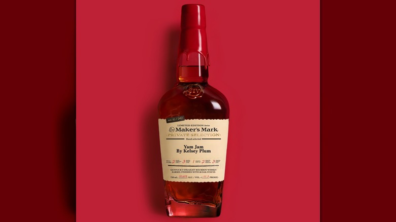 Bottle of Maker's Mark Yam Jam by Kelsey Plum