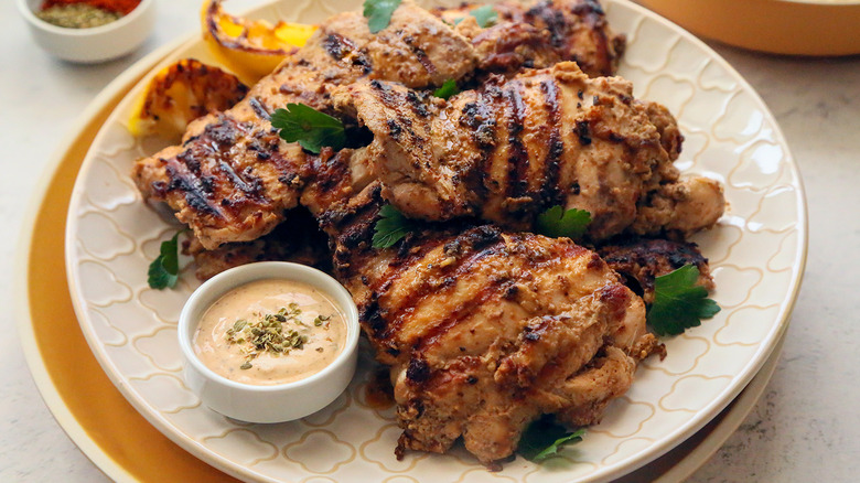 Tahini-Marinated Mediterranean Grilled Chicken