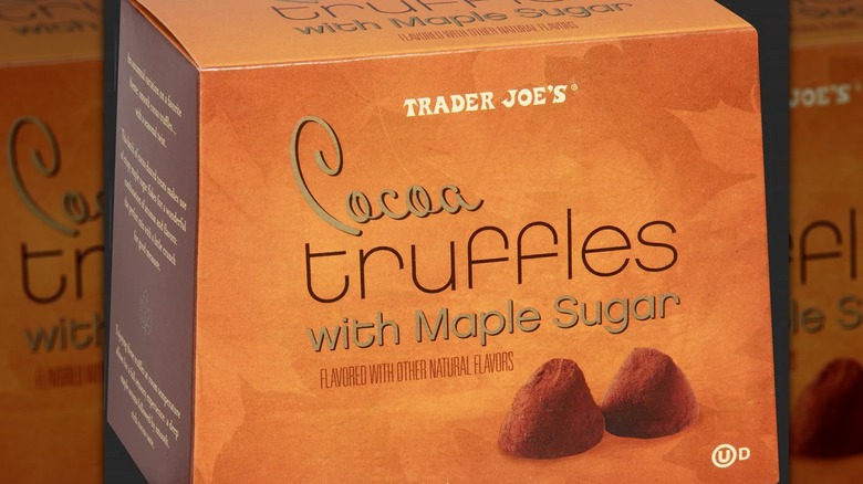 Trader Joe's maple cocoa truffles