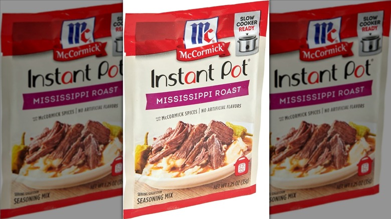 Packet of McCormick Instant Pot Mississippi roast
