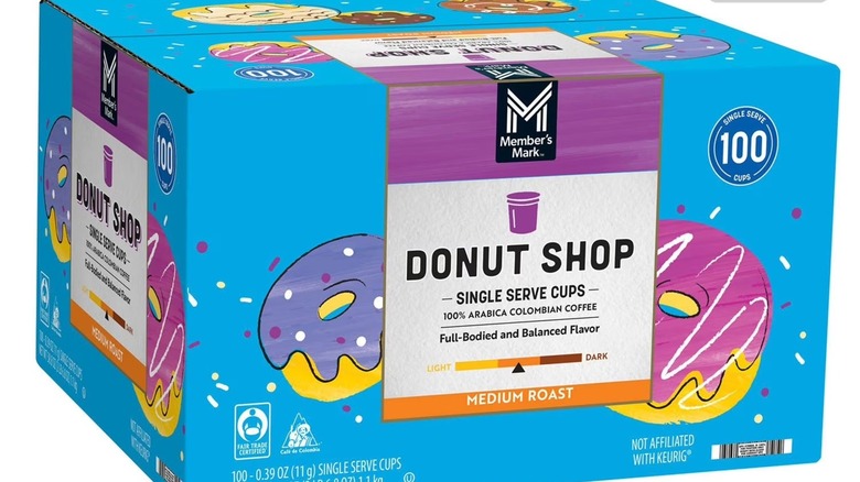 Member's Mark donut shop single serve cups