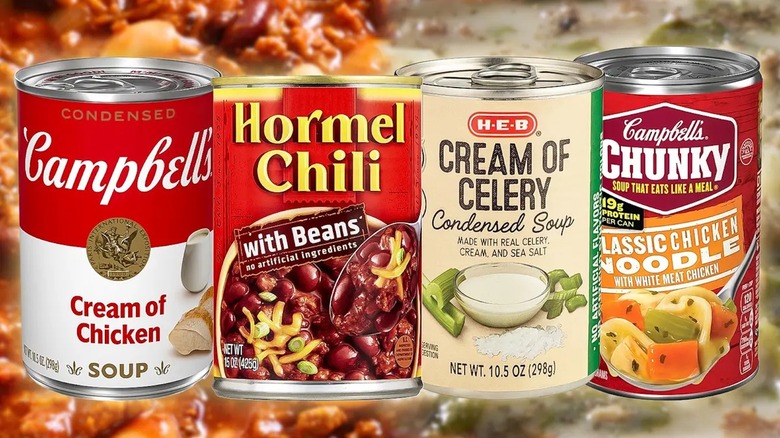 Popular brands of canned soup