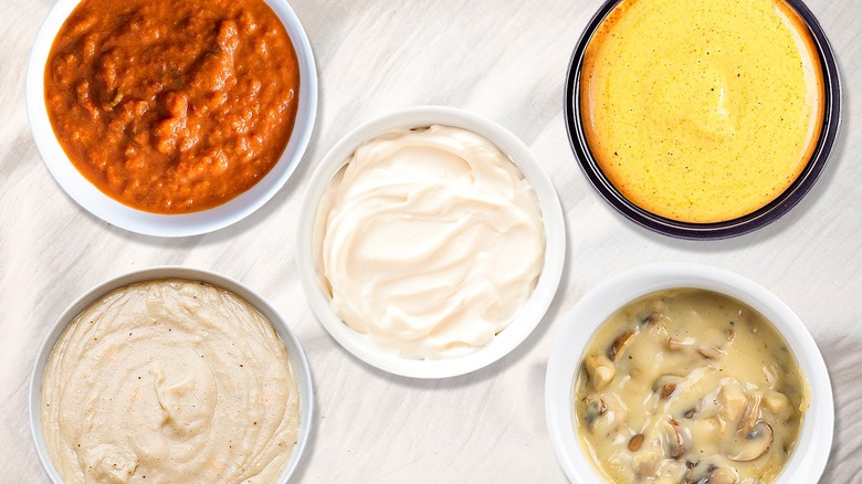 image of creamy sauces