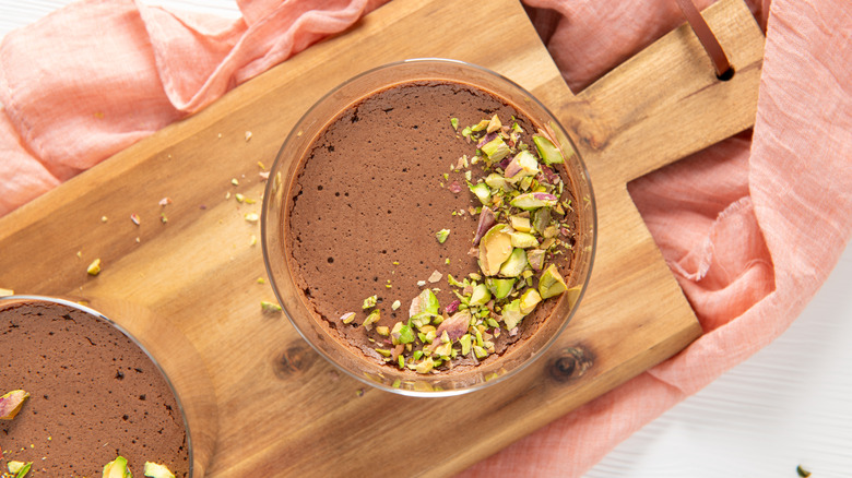 Cottage cheese chocolate pudding