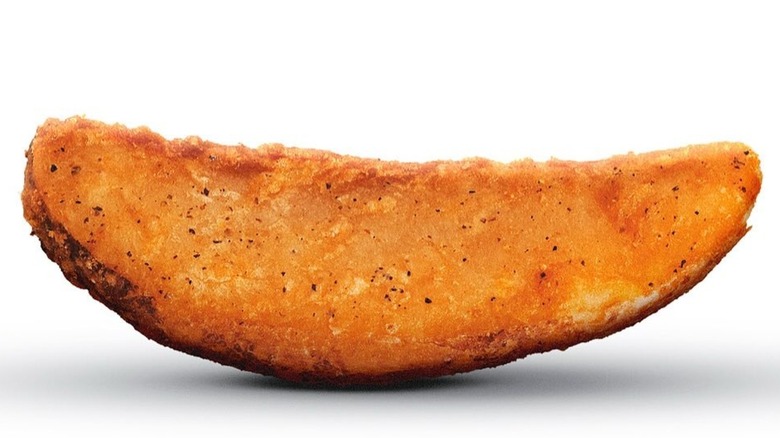 One seasoned KFC potato wedge
