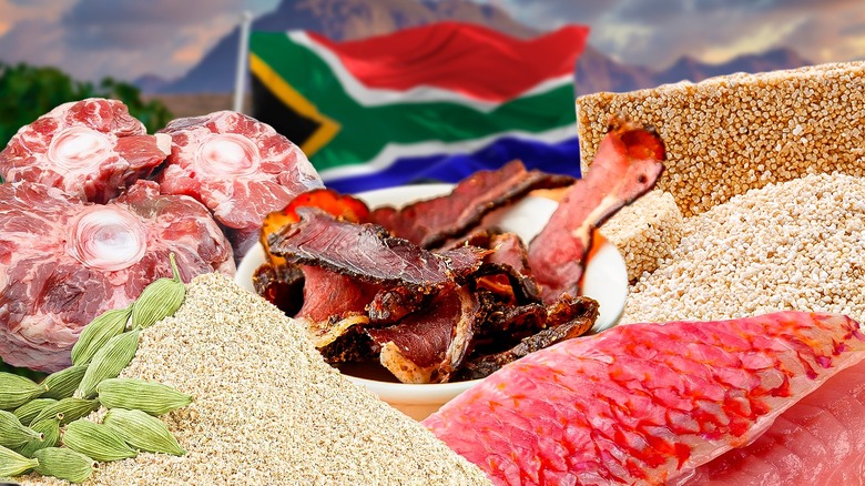 Examples of South African food