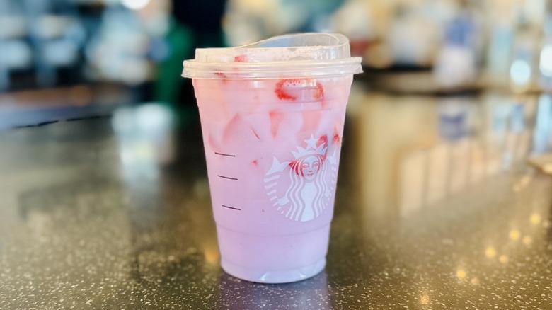 Pink Drink at Starbucks