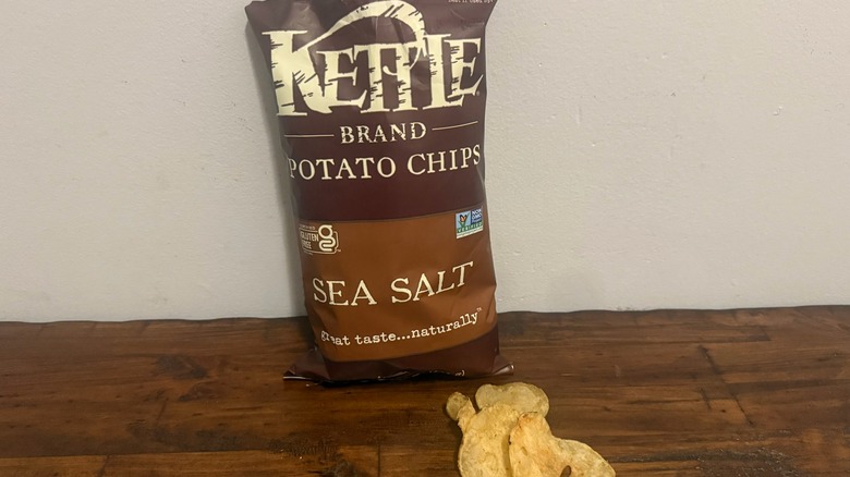 bag of Kettle brand potato chips
