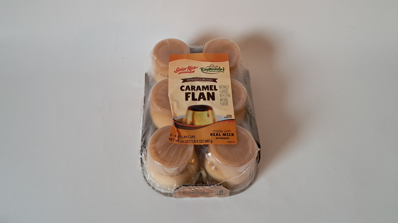 Pack of six flans