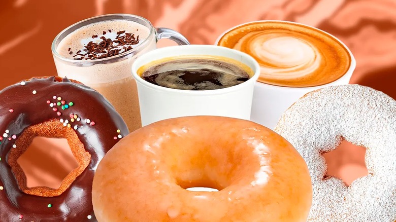 three donuts with coffee pairs