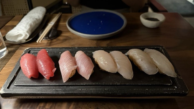 Sashimi from Morihiro in Los Angeles