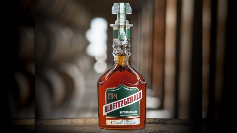 Fancy bottle of Old Fitzgerald Bottled-in-Bond
