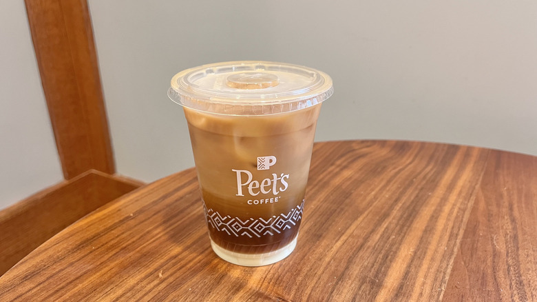 Coconut Black Tie coffee on a table