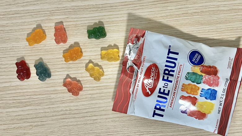 Albanese True to Fruit American favorite fruits gummy bears.