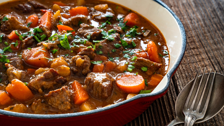 Pot roast in a dish