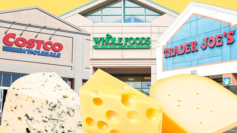 Grocery chain stores cheeses