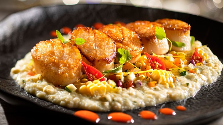 Scallops dish from Flying Fish at Disney's BoardWalk